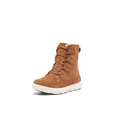 Image of Sorel Explorer NEXT JOAN WP Winter boots, Women&#039;s, Size: 7, Tan/fawn Suede