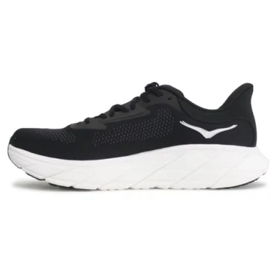 Image of HOKA Arahi 7 Stabilty running shoes, Men&#039;s, Size: 7, Black/white Textile/synthetics