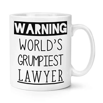Image of Warning World&#039;s Grumpiest Lawyer 10oz Mug Cup
