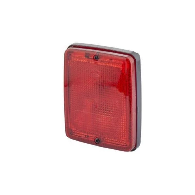 Image of LSX0311777 Rear Fog Light HELLA 2NE 003 236 001 Halogen Left, Right black red with bulb holder without bulbs