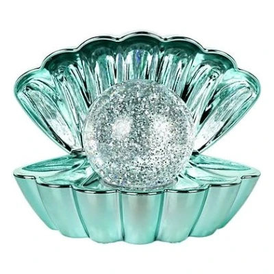 Image of Sea Shell Lamp Pearl Metallic Mint Night Mood Light Clam LED Colour Changing