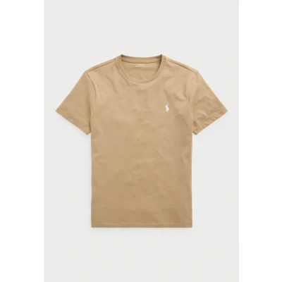 Image of Polo Ralph Lauren Short Sleeve Basic Tshirt, Men&#039;s, Size: Small, Luxury tan