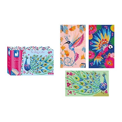 Image of Janod From 7 years old Creative Kit Strass Bel Oiseau Les Ateliers du Calme Leisure Dexterity and Concentration J07810