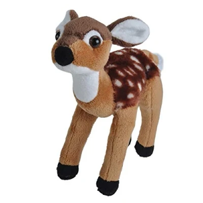 Image of Wild Republic Fawn Plush Soft Toy, Cuddlekins Cuddly Toys, Gifts for Kids 20cm