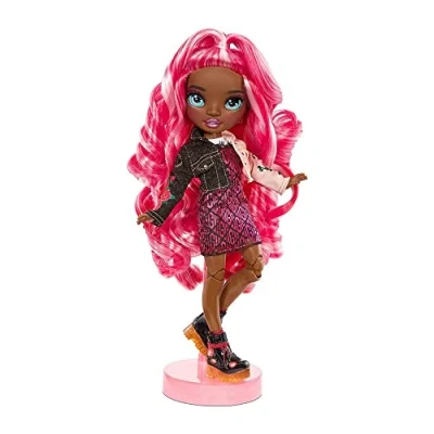 Image of Rainbow High Fashion Doll Collectable Toy Kids With 2 Outfits To Mix &amp; Match And Accessories Great Gift Children, Ages 6 12 Years Old, DARIA ROSELYN Rose (Pinkish Red)