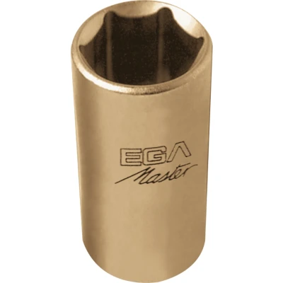 Image of EGA Master Socket Wrench 1/2&quot; 19/32&quot; Long Series Non Sparking Al bron. (6 Edges)
