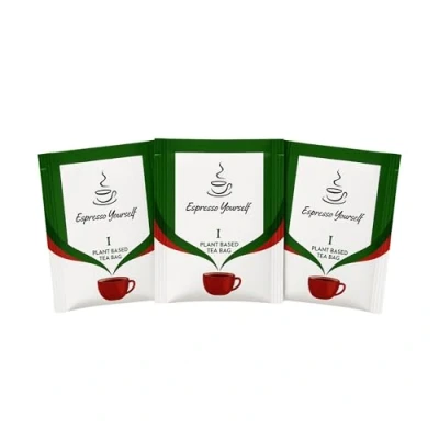 Image of 50 Individually Wrapped Tea Bags Bulk by Espresso Yourself Teabags, Signature Taste, Refreshing &amp; Flavourful, Plant Based Biodegradable Sachets Letterbox Friendly