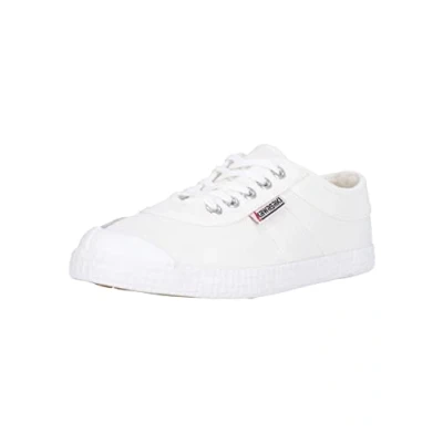 Image of Kawasaki Unisex Original Teddy Canvas Shoe Low Top Sneakers, 1002 White, 5 UK