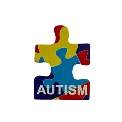 Image of Autism Jigsaw Awareness Lapel Pin