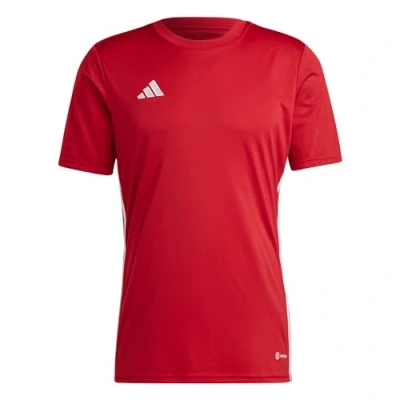 Image of adidas Performance Fussball Teamsport Tabela 23 Sports Tshirt, Men&#039;s, Size: Medium, Rotweissweiss