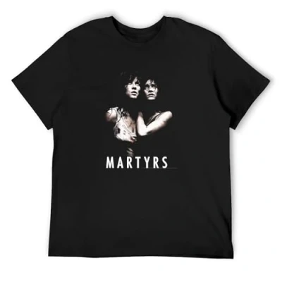 Image of Martyrs Horror Movie Poster Halloween Men&#039;s T Shirt Black Graphic Unisex Tee XXL