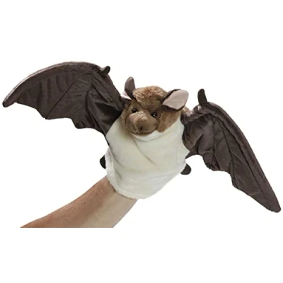 Image of Carl Dick Bat hand puppet 9 inches long, 16 span, 25cm 44cm Plush Toy, Soft Toy 3472