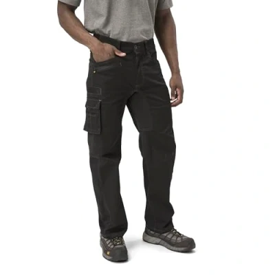 Image of Caterpillar Men&#039;s Operator Flex Trouser Work Utility Pants, Black, 34W 32L UK