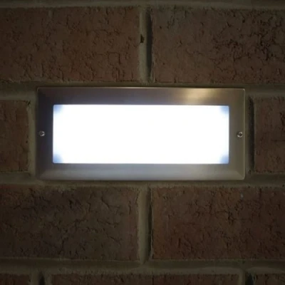 Image of Eterna YESSS LED Bricklight c/w Stainless Steel Frame, Multi