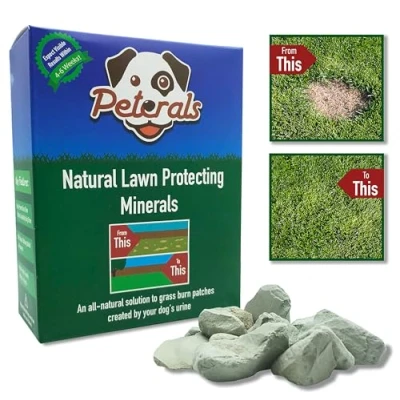 Image of Peterals 200 Grams Natural Mineral Rocks to Prevent Grass Burn Yellow Patches from Dog Urine