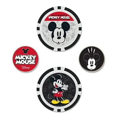 Image of Team Effort Ball Marker Set Disney Mickey Mouse Surprised