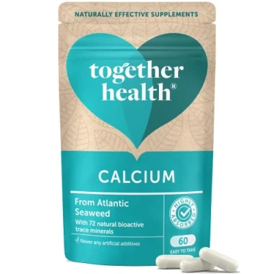 Image of Calcium Together Health Seaweed Based 72 Trace Minerals Vegan Friendly Made in The UK 60 Vegecaps