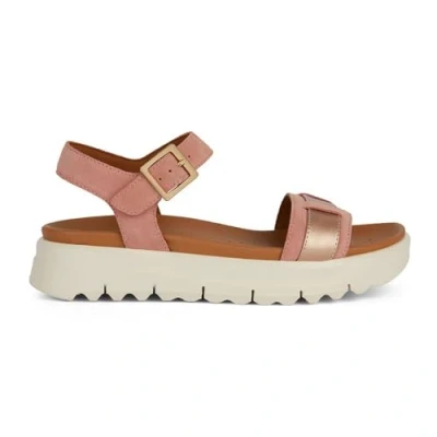 Image of Geox Women&#039;s D Xand 2.1s A Slide Sandal, Dk Skin, 7.5 UK