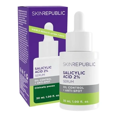 Image of Skin Republic 2% Salicylic Acid Oil Control Serum to Reduce Acne, Pimples, Redness and Blemishes (30ml)