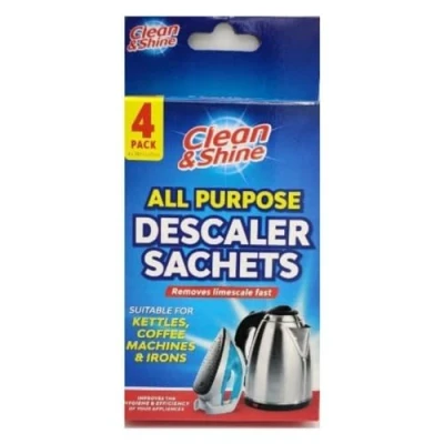Image of Kettle Descaler for Coffee Machines Limescale Remover 20 Pack 2Pack Gloves