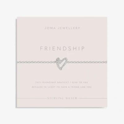 Image of Joma Jewellery Sterling Silver &#039;Friendship&#039; Bracelet
