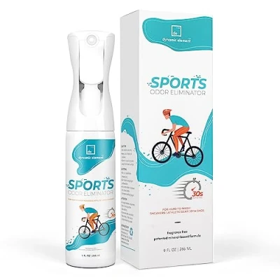 Image of Dynamic Element Sports Odour Eliminator Deodoriser Spray for Shoes, Soccer Cleat, Helmets Smell Remover 9 Fl Oz (266 ml)