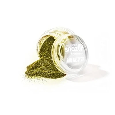 Image of Snazaroo Bio Glitter Face and Body Paint, Biodegradable Fine Gliter, Gold Colour, 5g
