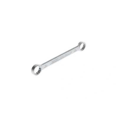 Image of GEDORE Double ended ring Spanner, AF 18+19 mm, Straight, Flat, Slender, Bi hex, UD profile, 4 18X19