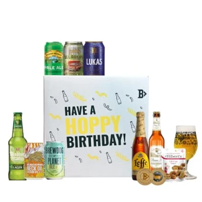 Image of beer HUNTER World Craft Hoppy birthday gift Box gifts for men, mens gifts, alcohol set