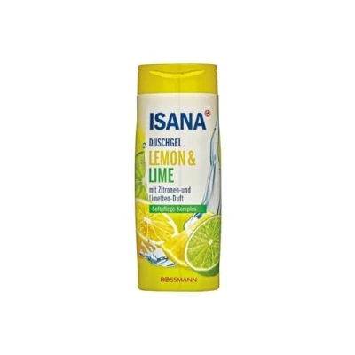 Image of ISANA Lemon &amp; Lime Shower Gel 300 ml for All Skin Types with Fragrance Vegan