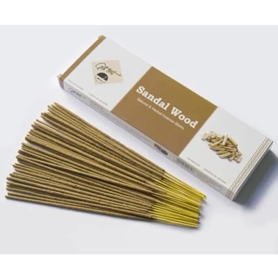 Image of Giftbrit Sandalwood Natural &amp; Herbal Incense Sticks 100 With Holder For Meditation, Yoga, Church, Relaxation, Healing and Positivity
