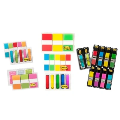 Image of Post it Flags and Tabs Value Pack, Ultimate Business Study 956 Various for Organization (683 AVP SIOC)