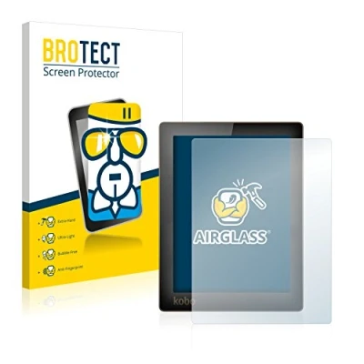 Image of brotect Glass Screen Protector Film compatible with Kobo Aura Foil 9H Protection [Scratch Resistant, High Clarity]