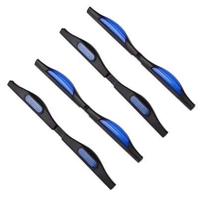 Image of LUVODI 4 Pack Car Door Protectors Bump Stop Edge Guard Strip Dent Reflectors Clip On Rear Front Scratches Protection