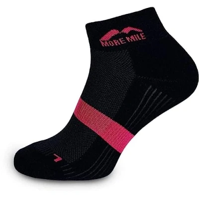 Image of More Mile Preventer Double Layer Womens Running Socks Blue 2 5