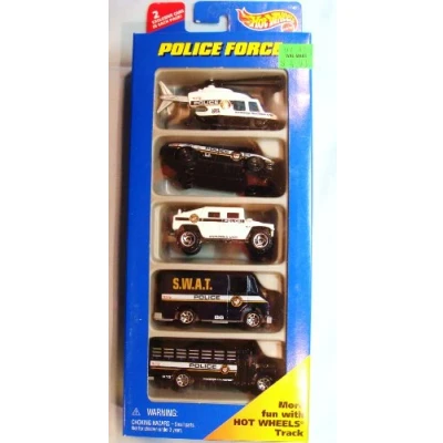 Image of Hot Wheels 1996 Police Force Gift Pack