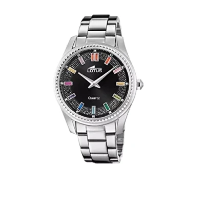 Image of Lotus Unisex Adult Analog Quartz Watch with Stainless Steel Strap 18898/6
