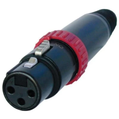 Image of Neutrik NC3FXS Female 3 Pin XLR Switched Line Socket With Gold Plated Contacts