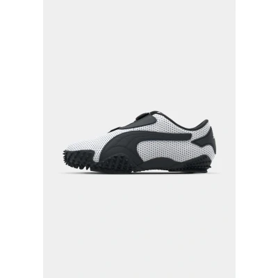 Image of Puma Mostro PERF Unisex Trainers whitepuma black, Size: 65, white/puma black shoes