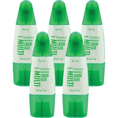 Image of Tombow PT MTC Liquid Adhesive Multi Talent with 2 Tips, 25 g transparent