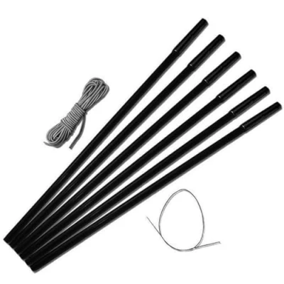 Image of TentSpares Hi Gear Enigma 5 &amp; Elite Fibreglass Tent Pole Repair Kit, Poles Replacement, Accessories