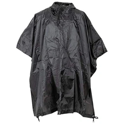 Image of MFH US Poncho Ripstop Black
