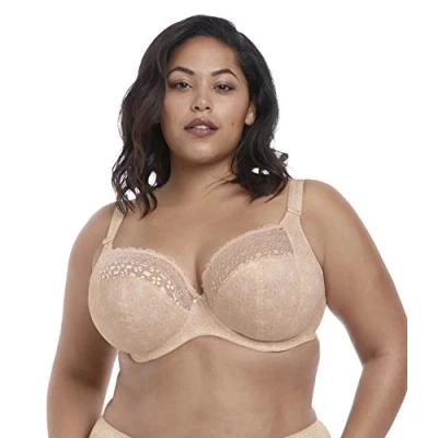 Image of Elomi Womens 4340 Kim Plunge Bra Beige Size 38D