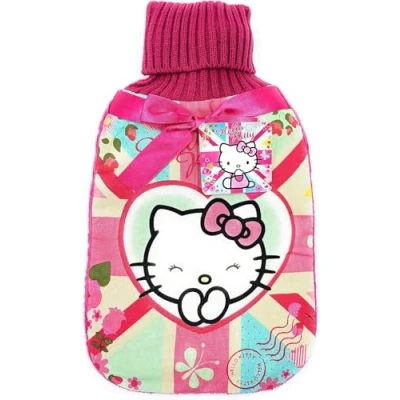 Image of Character Deluxe Hot Water Bottle and Cover Set Range Choose Your Option. (Hello Kitty Blossom Dream Designs (2L))
