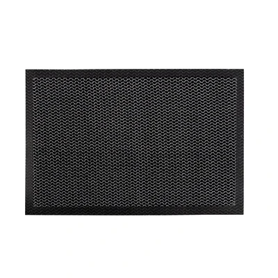 Image of Doortex Meshmat Flat Edging Full Anti slip PVC Backing 500x800mm Grey