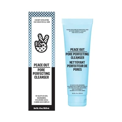Image of Peace Out Skincare Pore Perfecting Cleanser, Daily Exfoliating Face Cleanser with Salicylic Acid &amp; Niacinamide (118.15 mL)