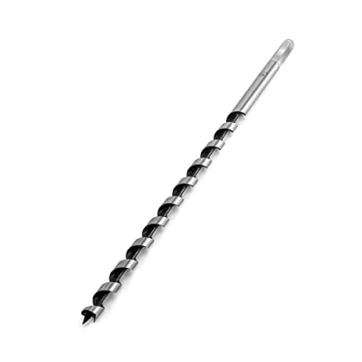 Image of QWORK Auger Drill Bit for Wood, 3/8 Inch Diameter x 12 Length, Hex Shank, Long Bits