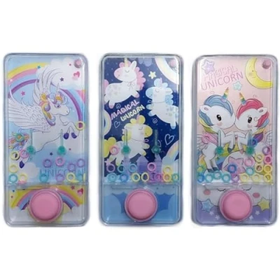 Image of LND Gifts Set Of 3 Unicorn Handheld Water Games, Fun and Friendly Designs Hand Held Games for Kids, Engaging Game, Exciting Kids Retro Toys, Children&#039;s Toys