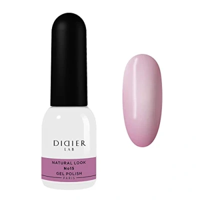 Image of Didier Lab Premium Gel Nail Polish Natural Look No15 Varnish Art Long Lasting Easy to Apply Nails Jelly UV/LED Chip Resistant