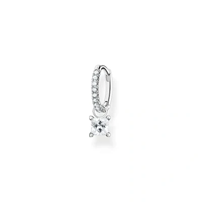Image of Thomas Sabo Creole Single Earring with White Stones